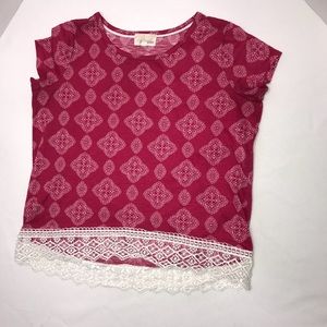 Rewind Small crop top lace bottom